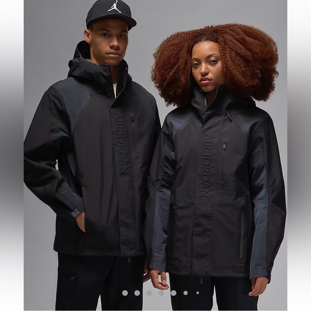 Nike Air Jordan Gore Tex Off Noir Water Resistant WindProof Jacket FV7215 045 M